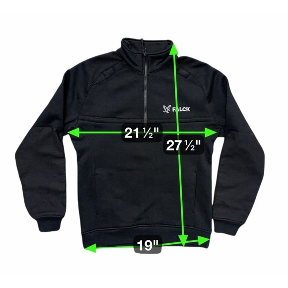 First Tactical Pullover Mens Medium Job Shirt‎ 1/4 Zip Fleece Lined 118507 Falck - Picture 13 of 13